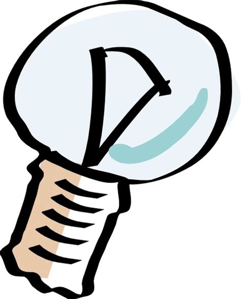 Cartoon Light Bulb Clip Art Vectors Graphic Art Designs In Editable Ai