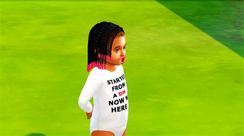 Ts4 Childrens Beaded Styles What You Get Toddler Child Halo Braids