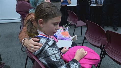 9 Year Old Maine Girl Honored For Helping Save Grandmothers Life
