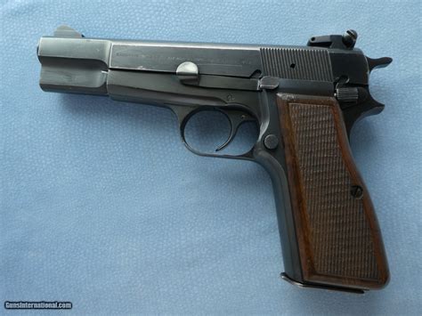 Browning Hi Power P35 9mm W Adjustable Sights Belgium Made In 1981