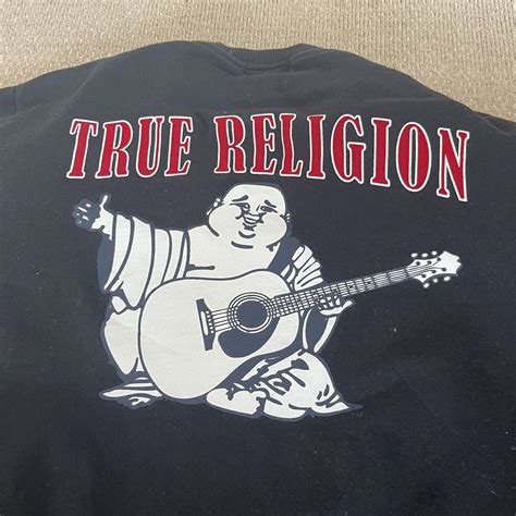True Religion Mens Black Jumper Depop