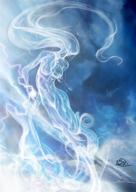 Air Elemental Air Goddess Mythical Creatures Types Of Angels