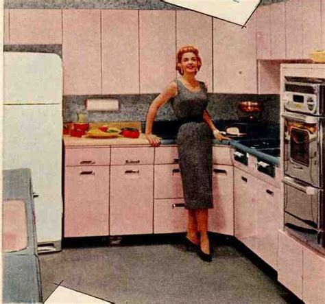 50s Kitchen And Bathroom In The Pink With Beauty Queen Retro