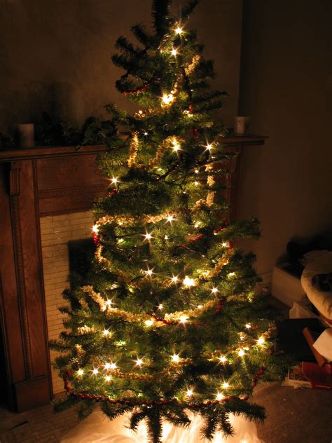 Filechristmas Tree At Night