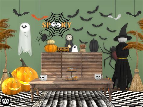 The Sims Resource Hafnium Halloween Decorations