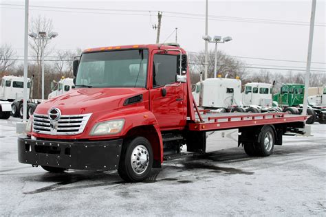 2010 Hino 268 Rollback Flatbed Tow Truck Chicago Motor Cars Inc