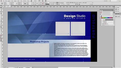 Creating An Interactive Portfolio With Indesign Part 1 Youtube