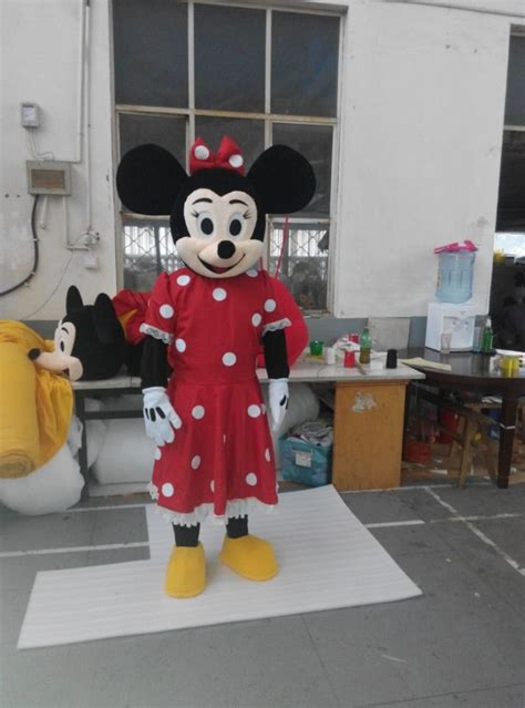 Cosplaydiy Unisex Mascot Costume Mickey Mouse Cartoon Character Cosplay For Christmas Party