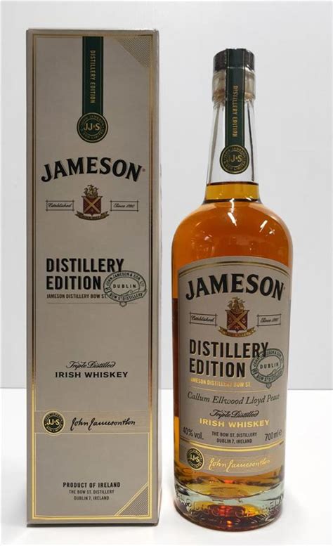 Sold Price A Jameson Distillery Edition Triple Distilled Irish Whiskey