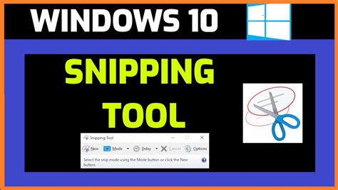 How To Use Snipping Tool On Windows 10 Youtube