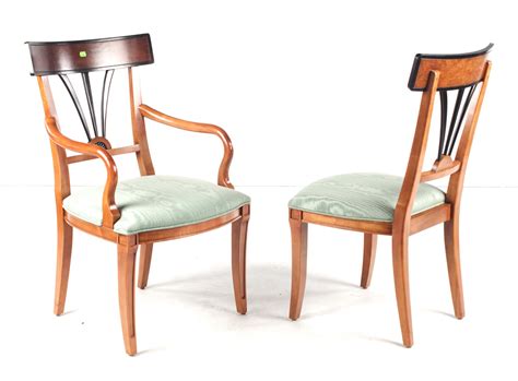 Choosing new dining chairs is a tricky job. SIX BIEDERMEIER STYLE DINING CHAIRS