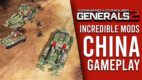 Command And Conquer Generals 2 Mod China Gameplay 2020 Youtube