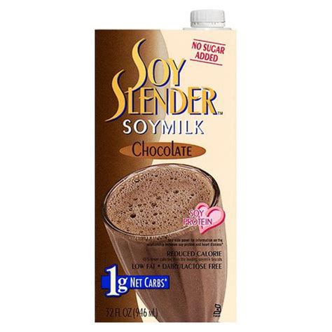 Soy Slender Chocolate Soy Milk 32 Fl Oz