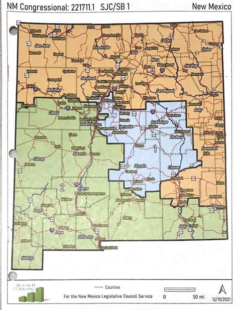 Redrawn Nm Congressional Map Awaits Governors Signature • Source New