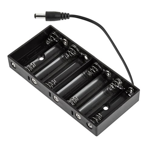 Battery packs of the same model capacity in series, higher voltage 24 v, 36 v, 48 v, 60 v can be used for electric bicycles, 24 v drones, model airplanes and boats power supplies such as modules, 72 v, 96 v. 12V DC Battery Power Supply - 8-Cell AA Battery Holder ...
