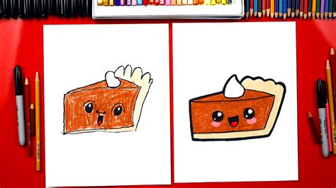 How To Draw A Funny Pumpkin Pie Sya Art For Kids Hub