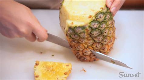 How To Cut Pineapple Sunset Magazine