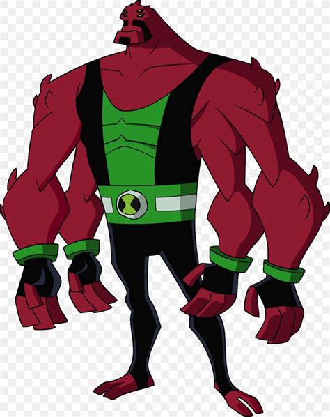 Four Arms Ben 10 Omniverse Cartoon Network Png 1170x1477px Four