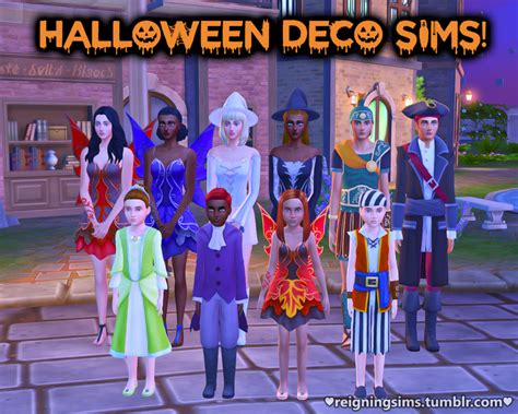 Halloween Deco Sims Early Access Sims Sims 4 Halloween Deco