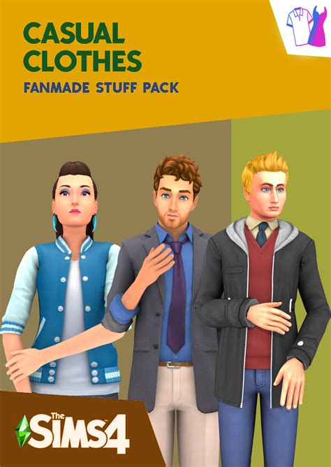 Casual Clothes Fanmade Stuff Pack ~ Cepzid Sims