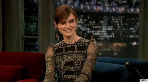 Keira Knightley Hits Late Night With Jimmy Fallon In Armor Dress