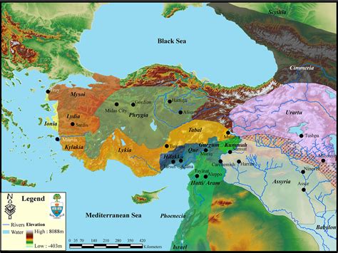 Anatolian Peninsula On World Map