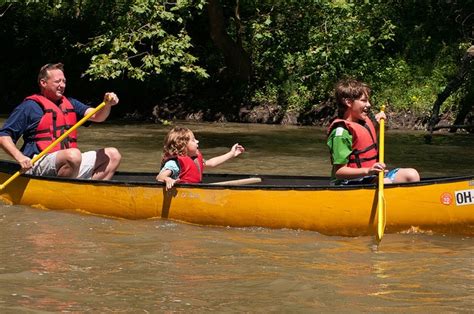 Canoe Along The Little Miami Scenic River With One Of Several Canoe