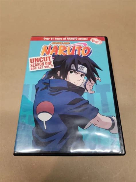 Naruto Uncut Season 1 Volume 2 Box Set Dvd Fast Shipping 1190