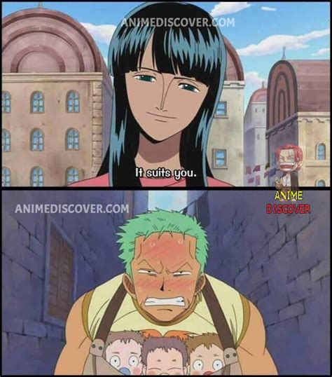 Zoro Is Blushing Can You Believe 😂😂😊 One Piece Funny Moments One