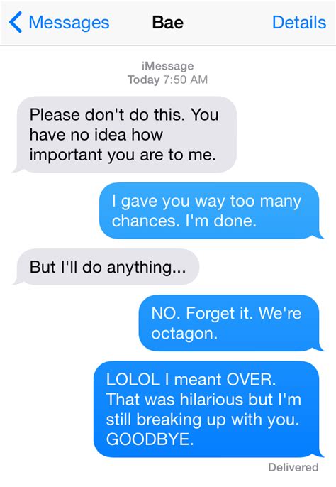 Youll Laugh So Hard With These 19 Breakup Texts Virality Facts
