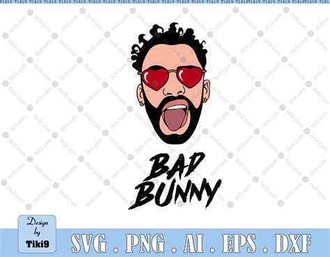 Bad Bunny Svg Bad Bunny Logo Svg Instant Download Vector Files Bad