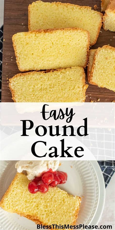 Classic Vanilla Pound Cake Is Always A Good Idea It Is Soft Sweet