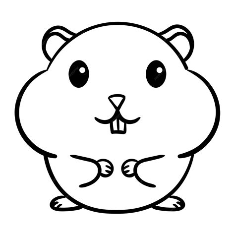 Premium Vector Cute Hamster Vector Icon Illustration Mascot Cartoon