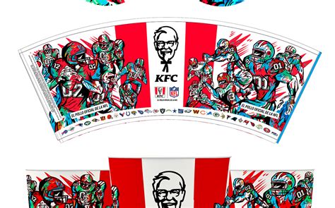 Kfc Nfl 2023 Packaging Ilustracion On Behance