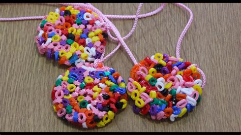 Colgantes faciles de Hama beads - YouTube