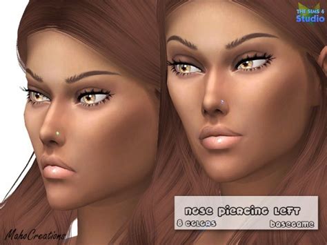 The Sims Resource Nose Piercing Set By Mahocreations Sims 4 Downloads