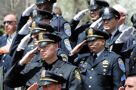 Police salute fallen officers in Albany