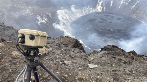 Volcano Watch How Scientists Measure Kīlaueas Summit Lava Lake