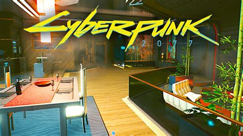 Corpo Plaza Apartment Overview Cyberpunk 2077 Next Gen Update Youtube