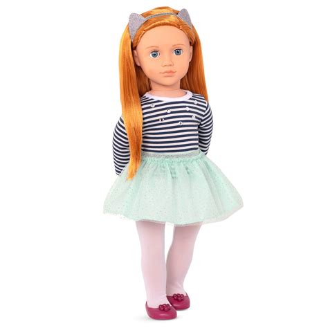 buy our generation doll by battat arlee 18 regular non posable fashion doll for age 3years