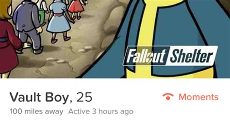 Fallout Shelter Wants You To Swipe Right On Tinder Vg247