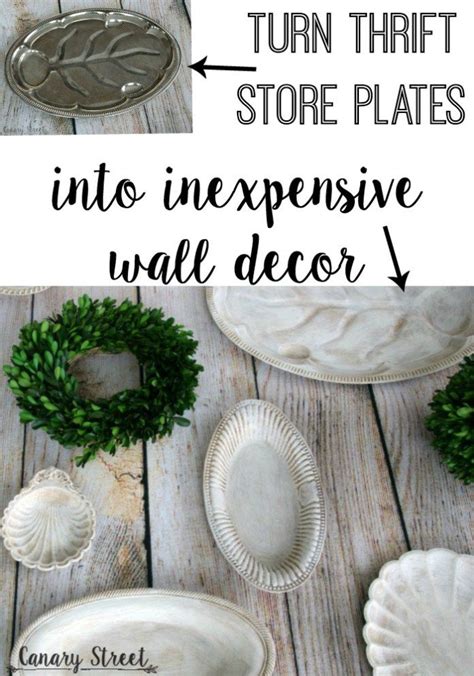Diy home decorating ideas anyone can use! Upcycled Thrift Store Plates | Thrift store crafts ...