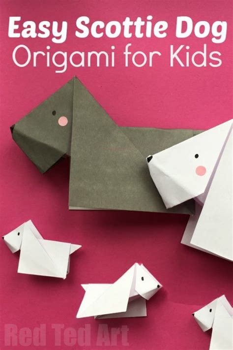 Dog Diy Easy Dog Origami For Kids We Love These Darling Paper