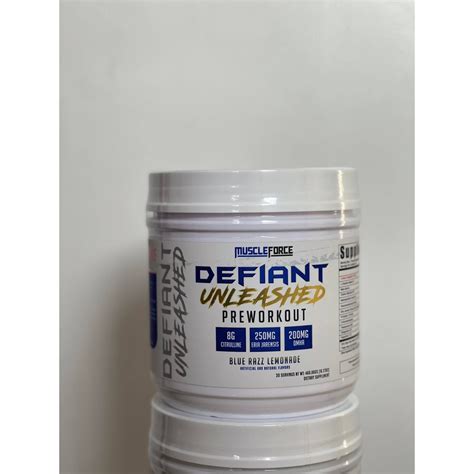 Preworkout Muscle Force Defiant Unleashed Shopee Philippines