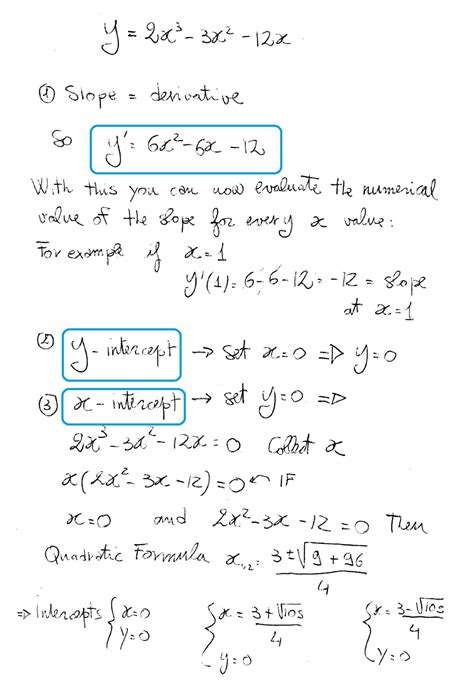 Finding the y intercept of a line given two points. The Slope Intercept Formula - How Do You Calculate The ...