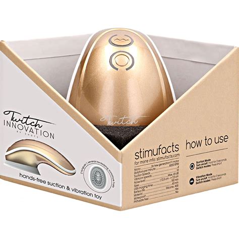 Innovation Twitch Hands Free Suction And Vibration Toy 4 1 Gold