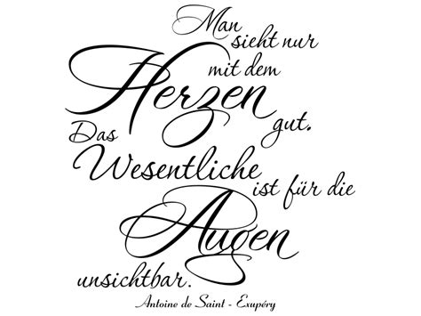 Kurz vor ihrem großen interview bei oprah winfrey wurden prinz harry und herzogin meghan bei einer fahrt durch ihre neue heimat gesichtet. Wandtattoo | Man sieht nur mit dem Herzen gut | KLEBEHELD®