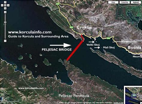 Here is the whole video playlistincluding 3d visualization of the pelješac bridge incorporated into aerial tv footage: Peljesac Bridge Map and Facts