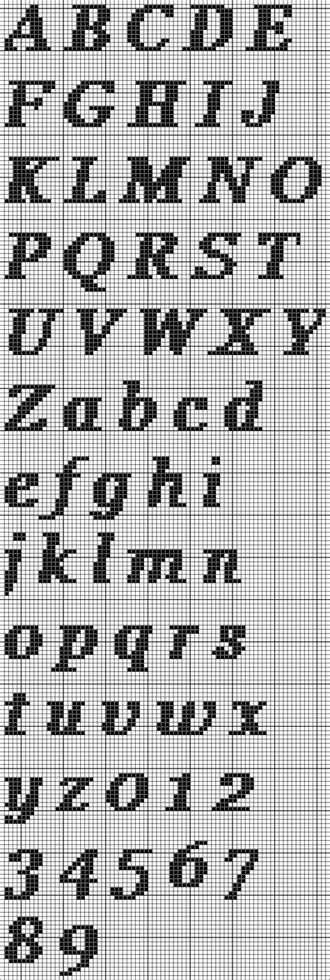 Free Printable Crochet Alphabet Patterns