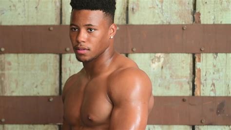 Auscaps Saquon Barkley Nude In Espn Body Issue